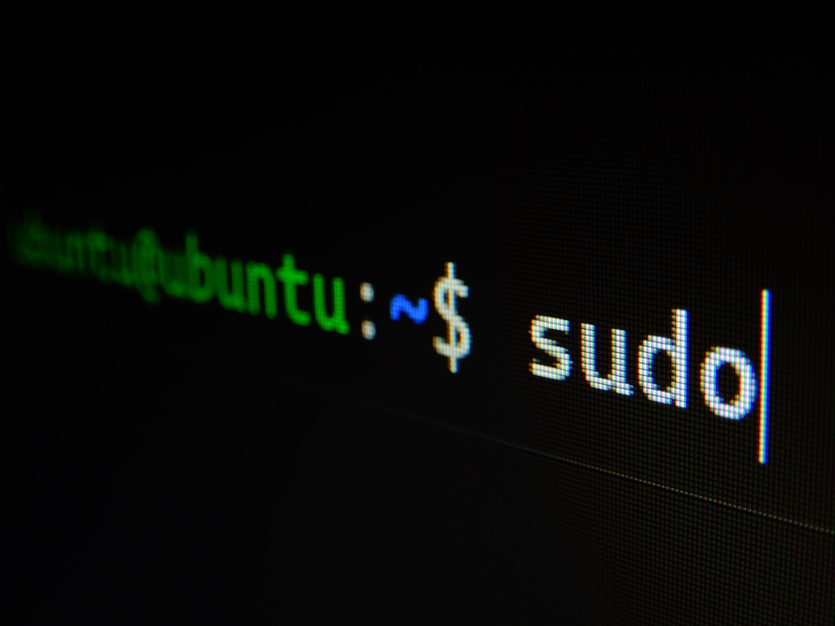 Ubuntu Linux terminal showing sudo command representing KVM kernel-based virtual machine management on Linux